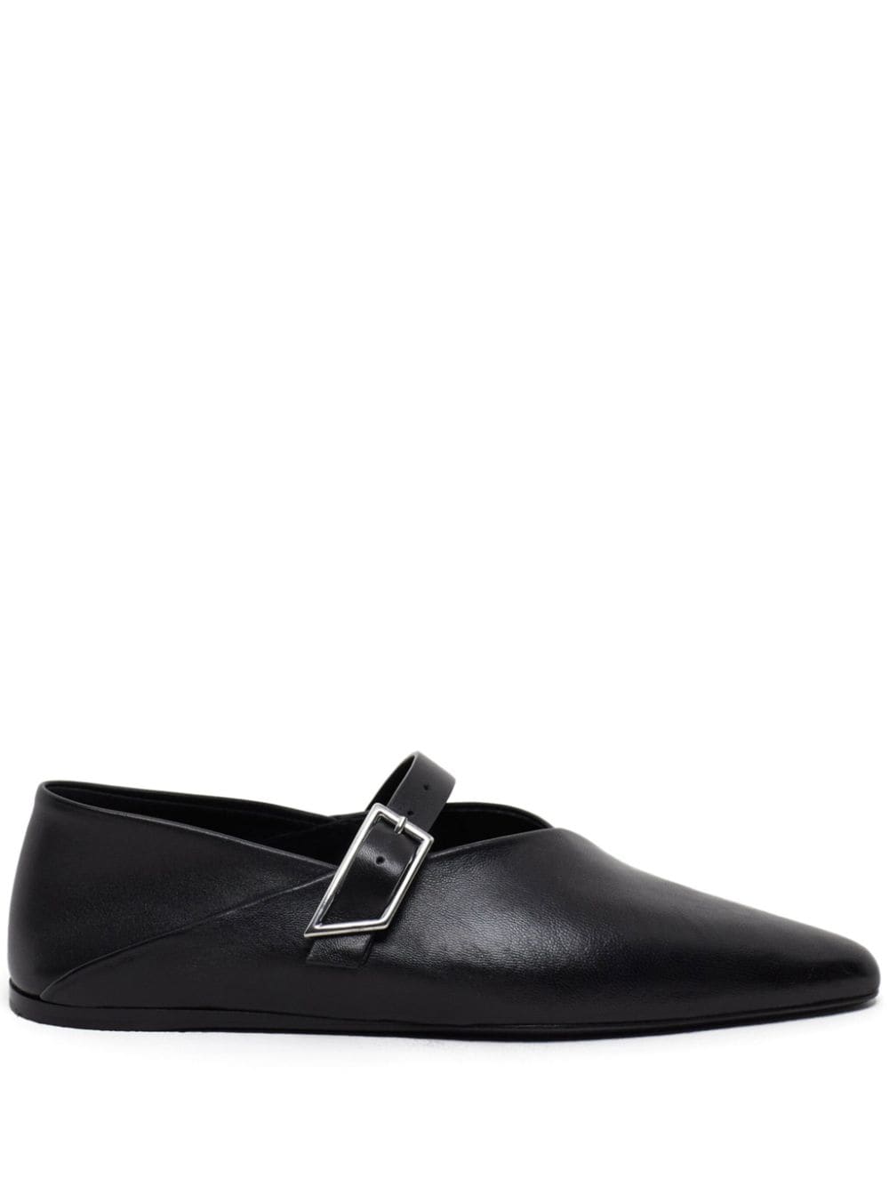 Closed leather ballerina shoes - Black von Closed