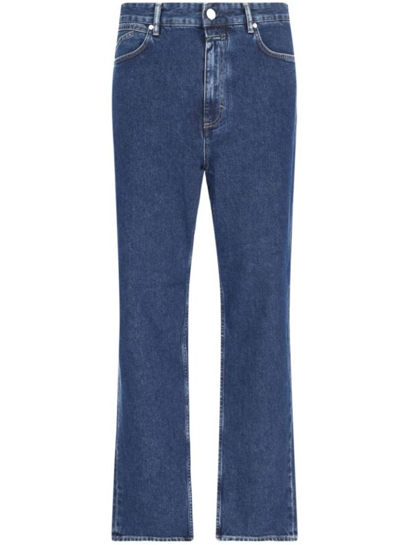 Closed logo-patch straight jeans - Blue von Closed