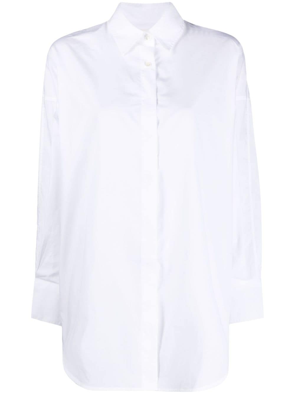 Closed long-sleeve organic-cotton shirt - White von Closed