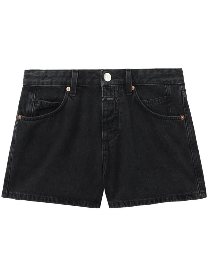 Closed mid-rise denim shorts - Black von Closed