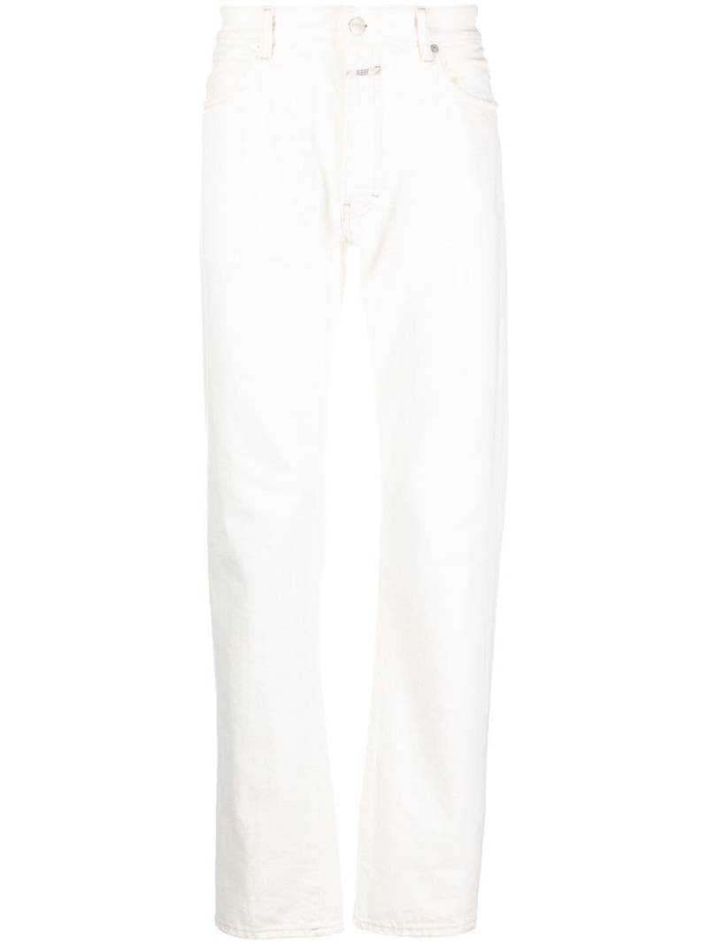 Closed mid-rise slim-cut jeans - White von Closed