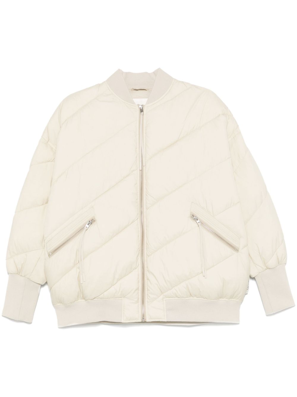 Closed quilted bomber jacket - Neutrals von Closed