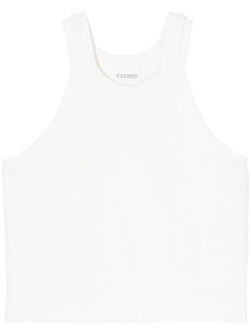 Closed ribbed organic-cotton tank top - White von Closed