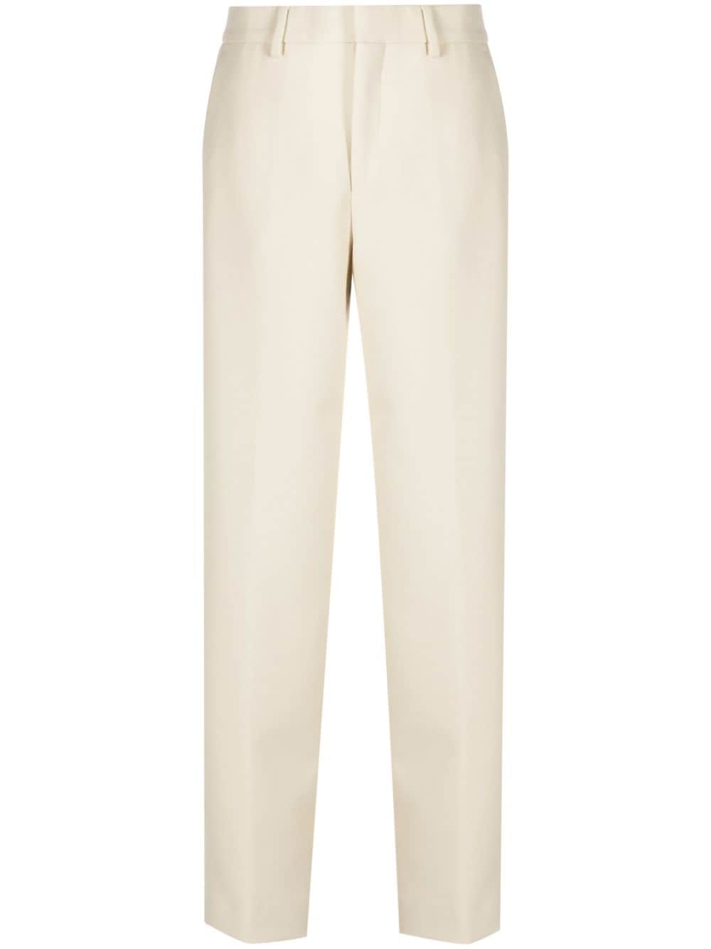 Closed satin-finish tailored trousers - Neutrals von Closed