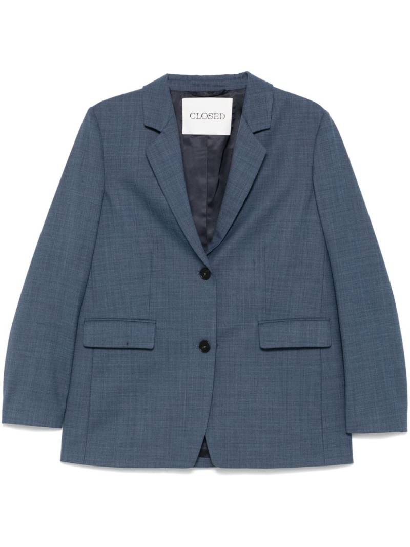 Closed single-breasted blazer - Blue von Closed