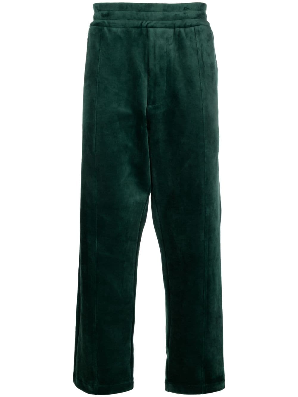 Closed velvet-finish track pants - Green von Closed