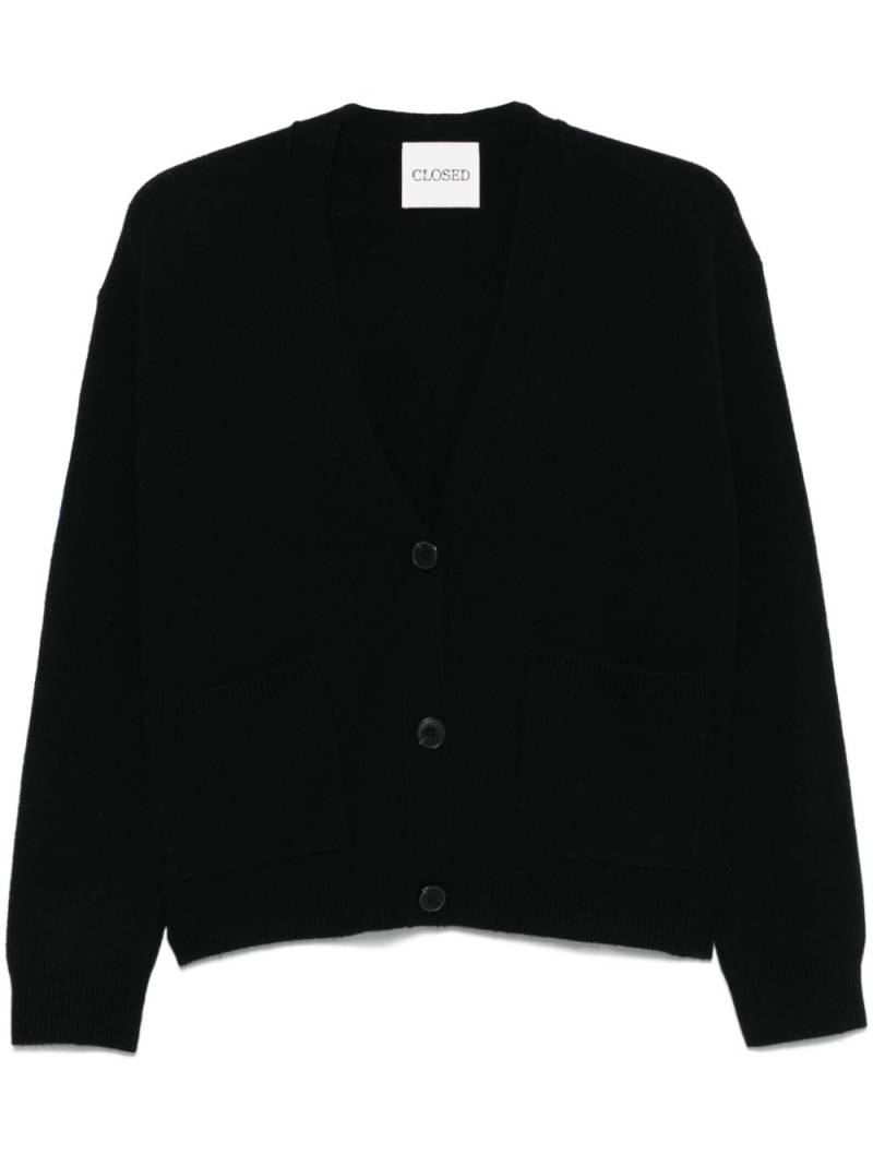 Closed wool cardigan - Black von Closed