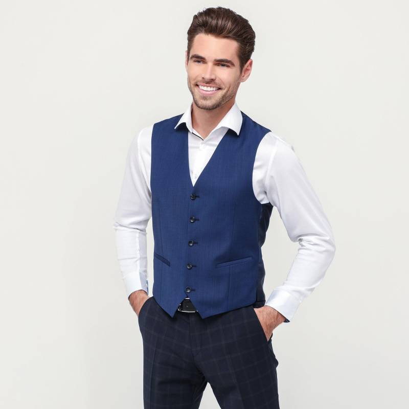 Gilet Herren Blau 46 von Club of Gents