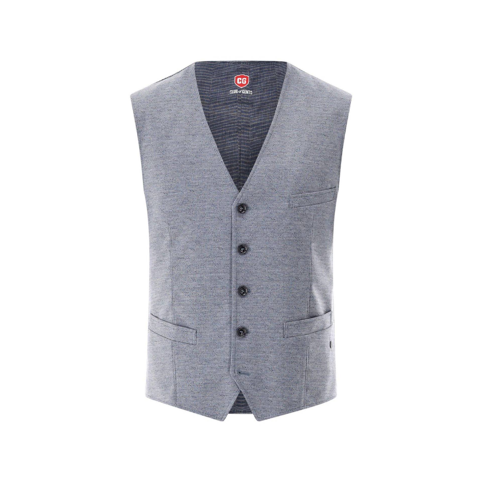 Gilet Herren Hellblau 54 von Club of Gents