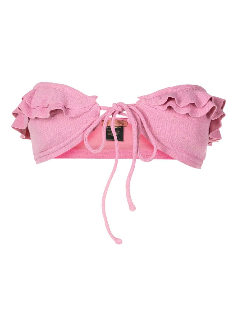 Clube Bossa Bandara strapless bikini top - Pink von Clube Bossa