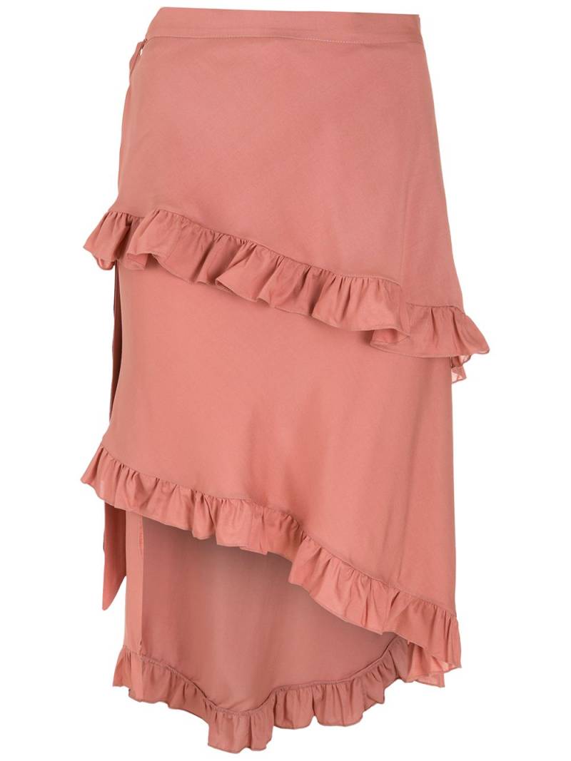 Clube Bossa Feine ruffled skirt - Neutrals von Clube Bossa