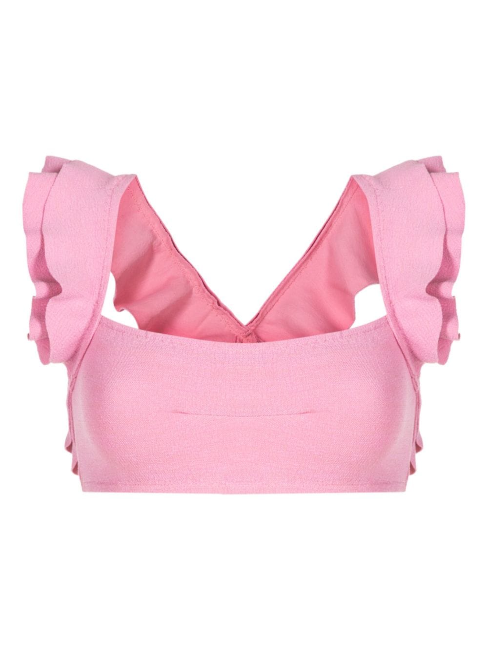 Clube Bossa Jasper ruffled bikini top - Pink von Clube Bossa