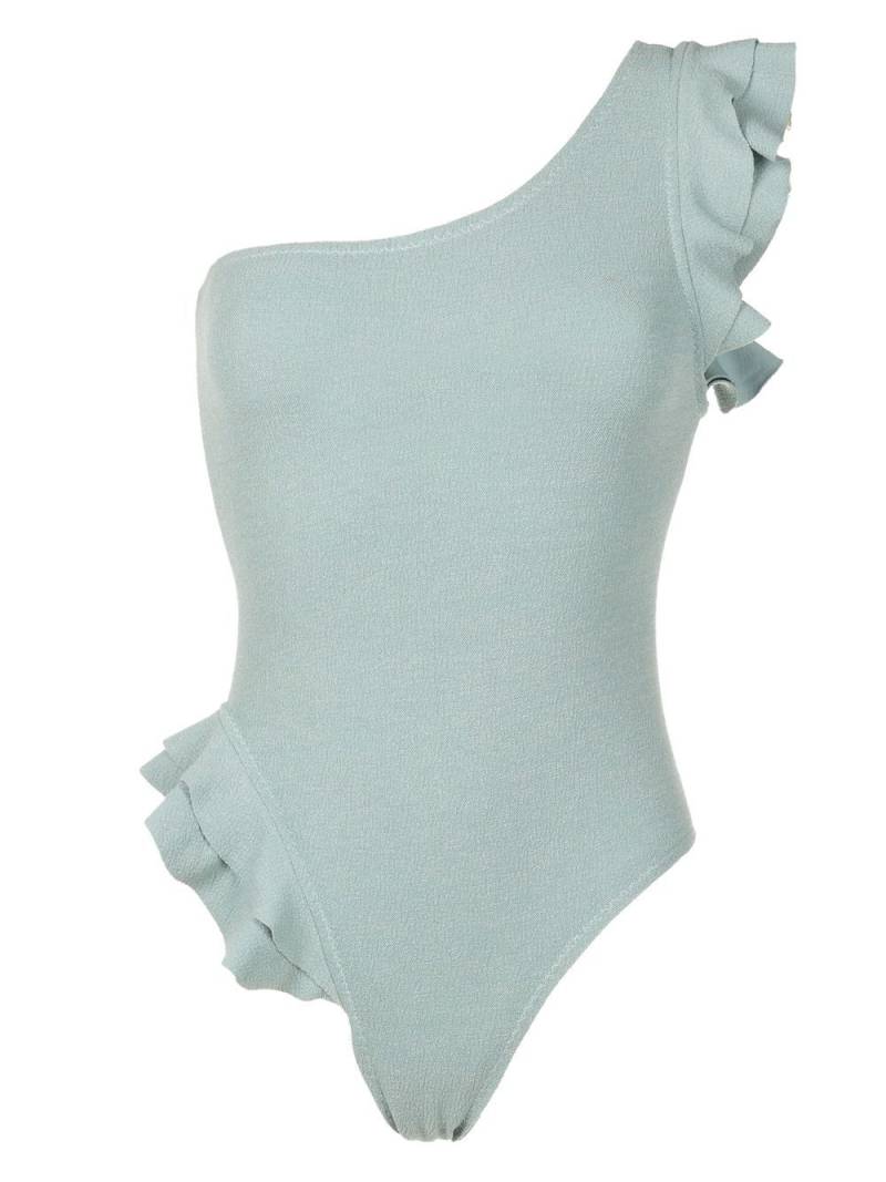 Clube Bossa Koss one-shoulder one-piece - Blue von Clube Bossa