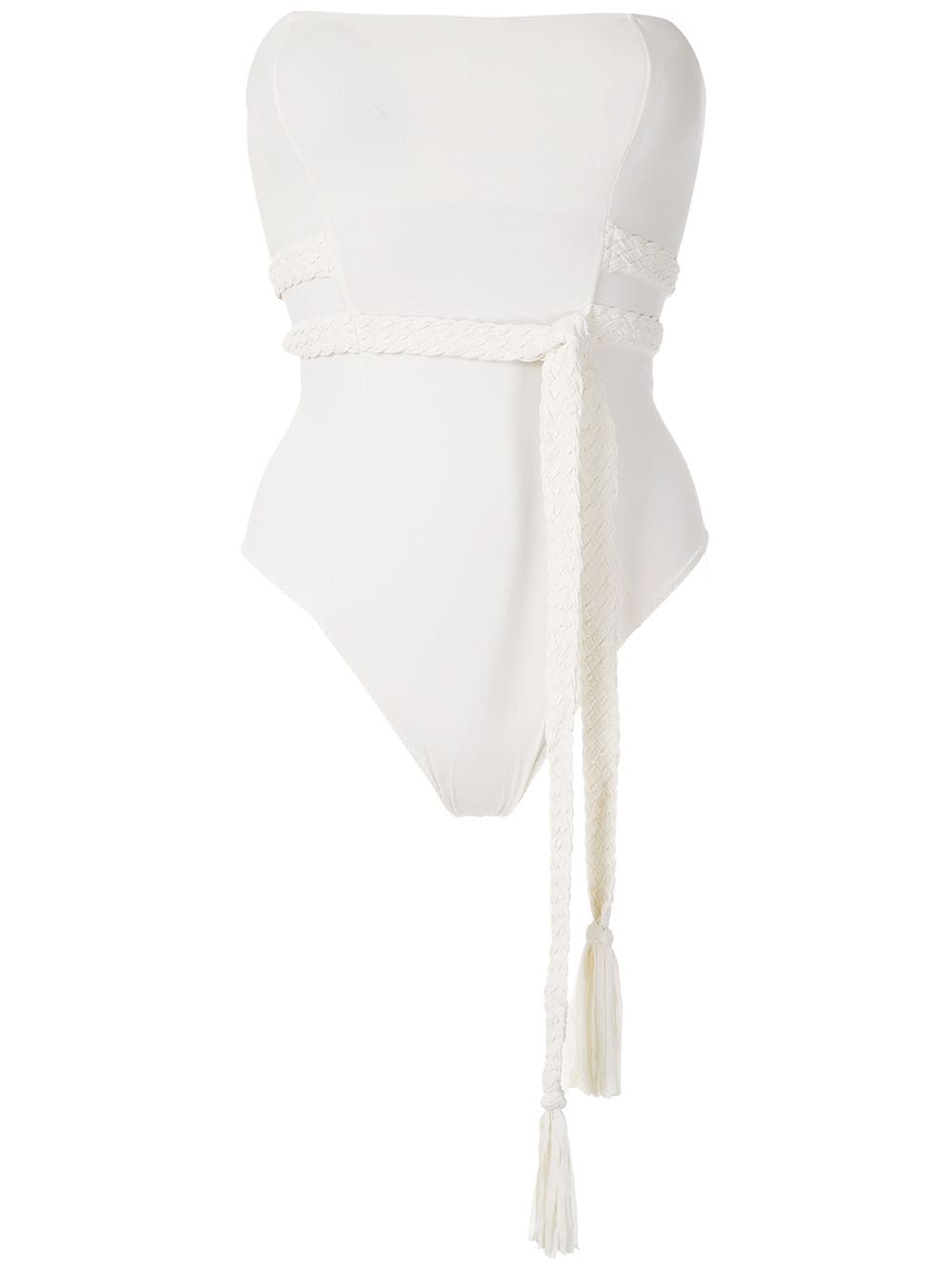 Clube Bossa Landova tie waist swim suit - Neutrals von Clube Bossa