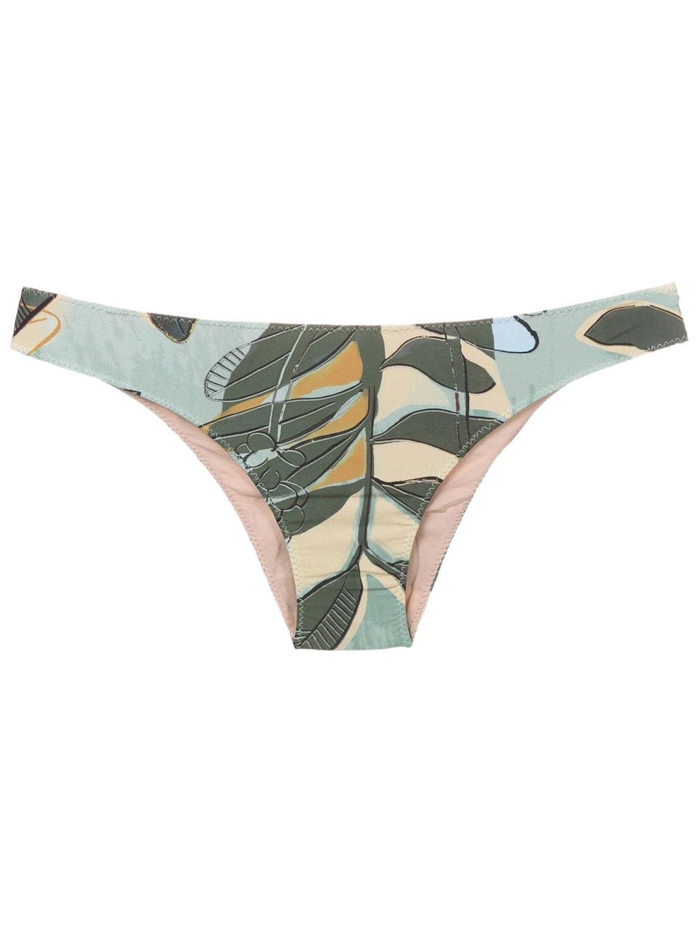Clube Bossa Niarchos floral-print bikini bottoms - Green von Clube Bossa