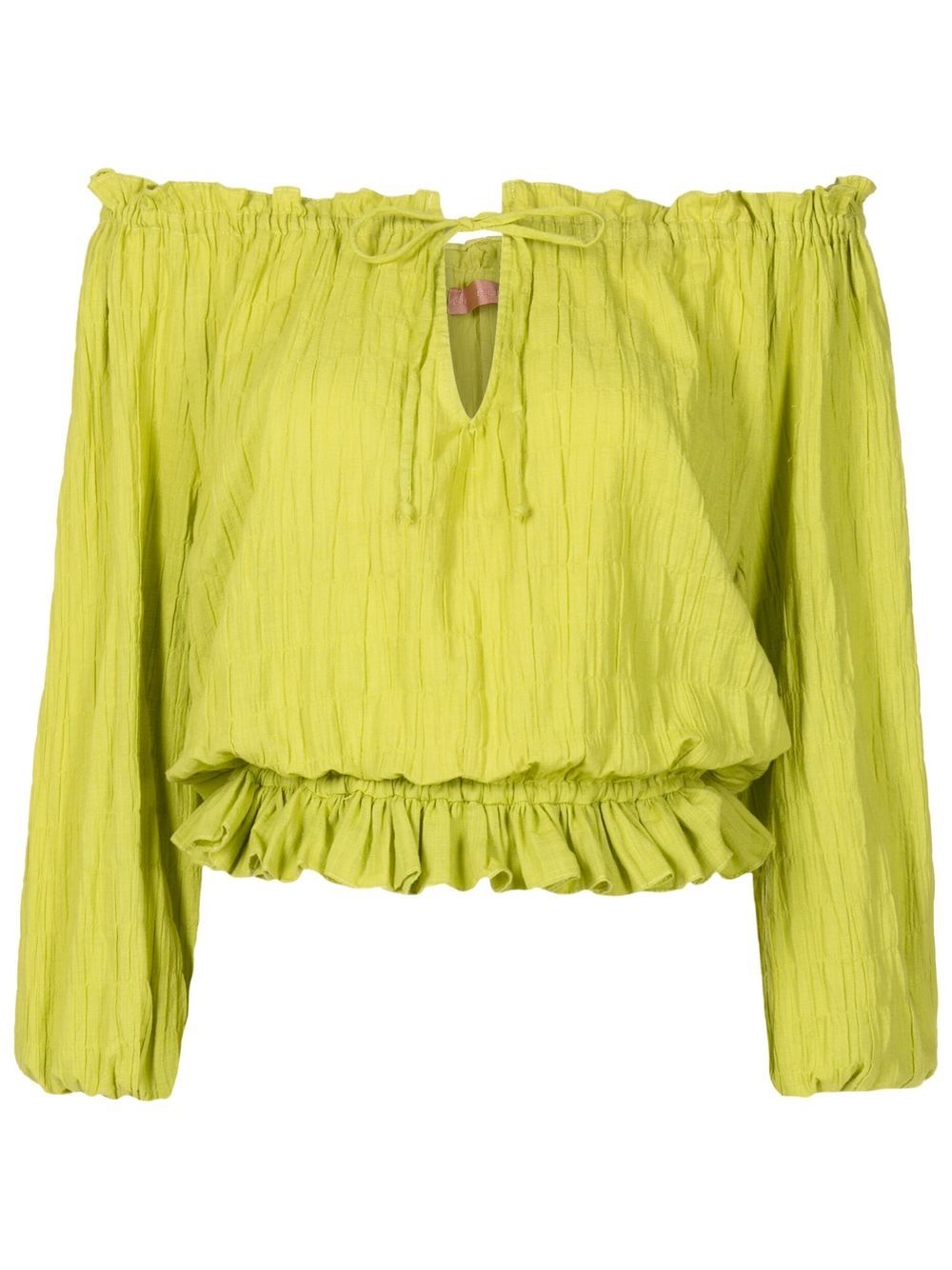 Clube Bossa Pisan off-shoulder blouse - Green von Clube Bossa