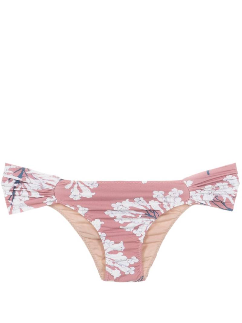 Clube Bossa Ricy floral-print bikini bottoms - Brown von Clube Bossa