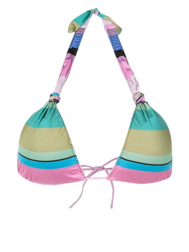 Clube Bossa Rings striped bikini top - Multicolour von Clube Bossa