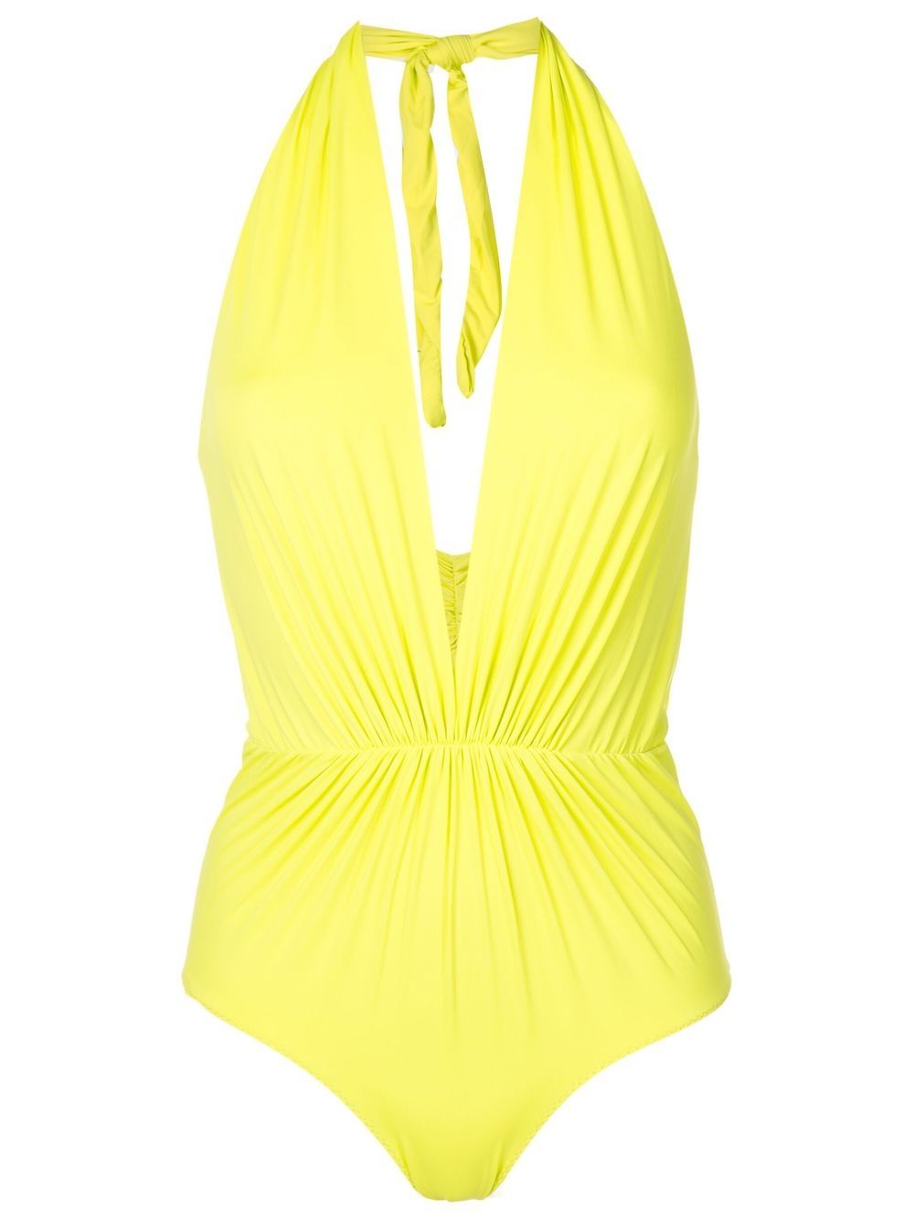 Clube Bossa Ronson deep-plunge swimsuit - Green von Clube Bossa