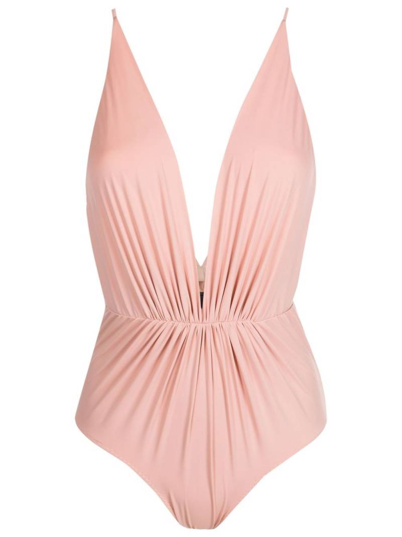 Clube Bossa gathered detailing swimsuit - Neutrals von Clube Bossa