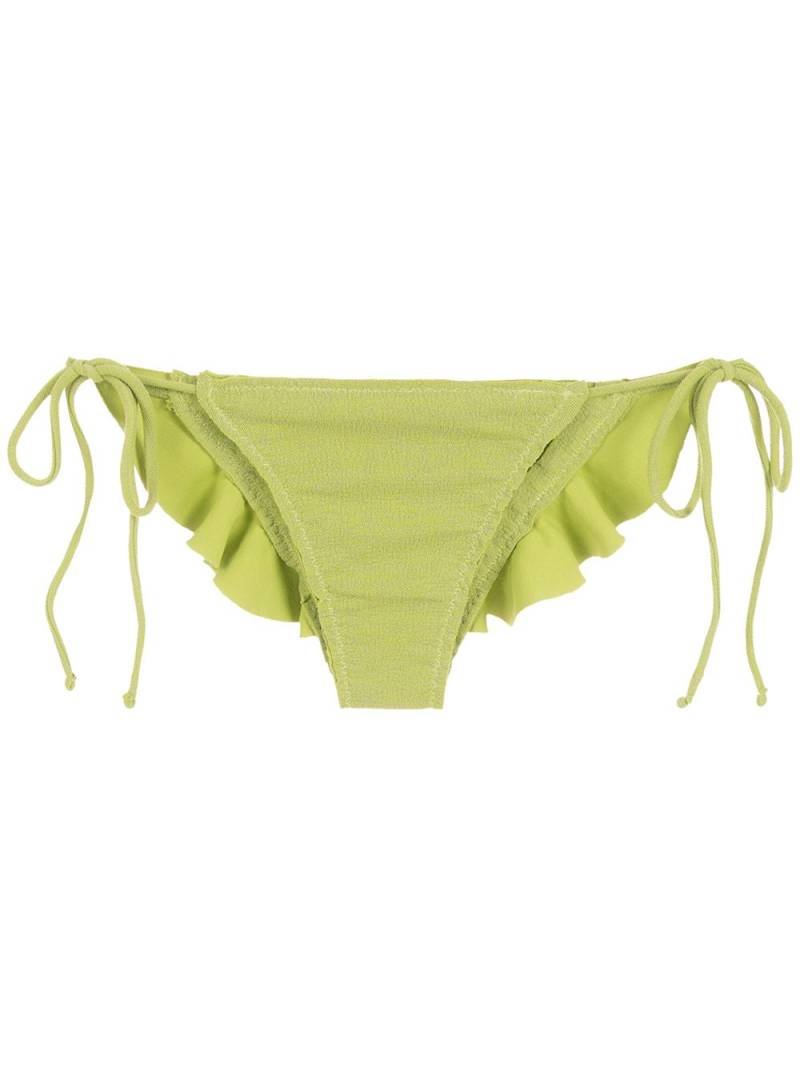 Clube Bossa ruffle-trimmed bikini bottoms - Green von Clube Bossa