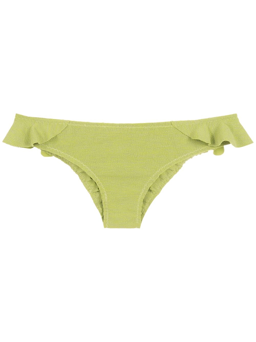 Clube Bossa ruffle-trimmed bikini bottoms - Green von Clube Bossa