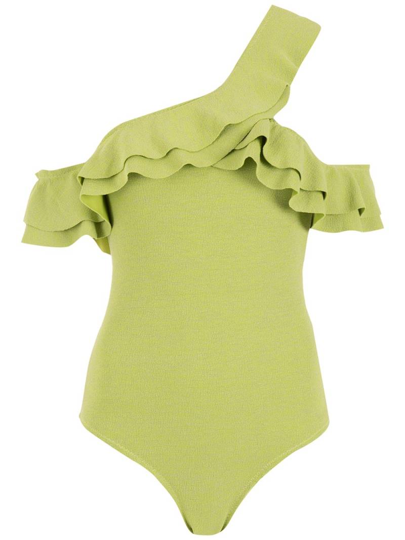 Clube Bossa ruffle-trimmed swimsuit - Green von Clube Bossa