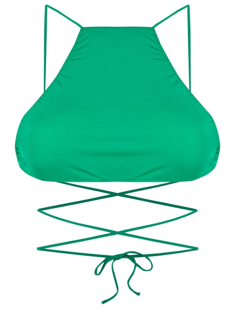 Clube Bossa square-neck bikini top - Green von Clube Bossa