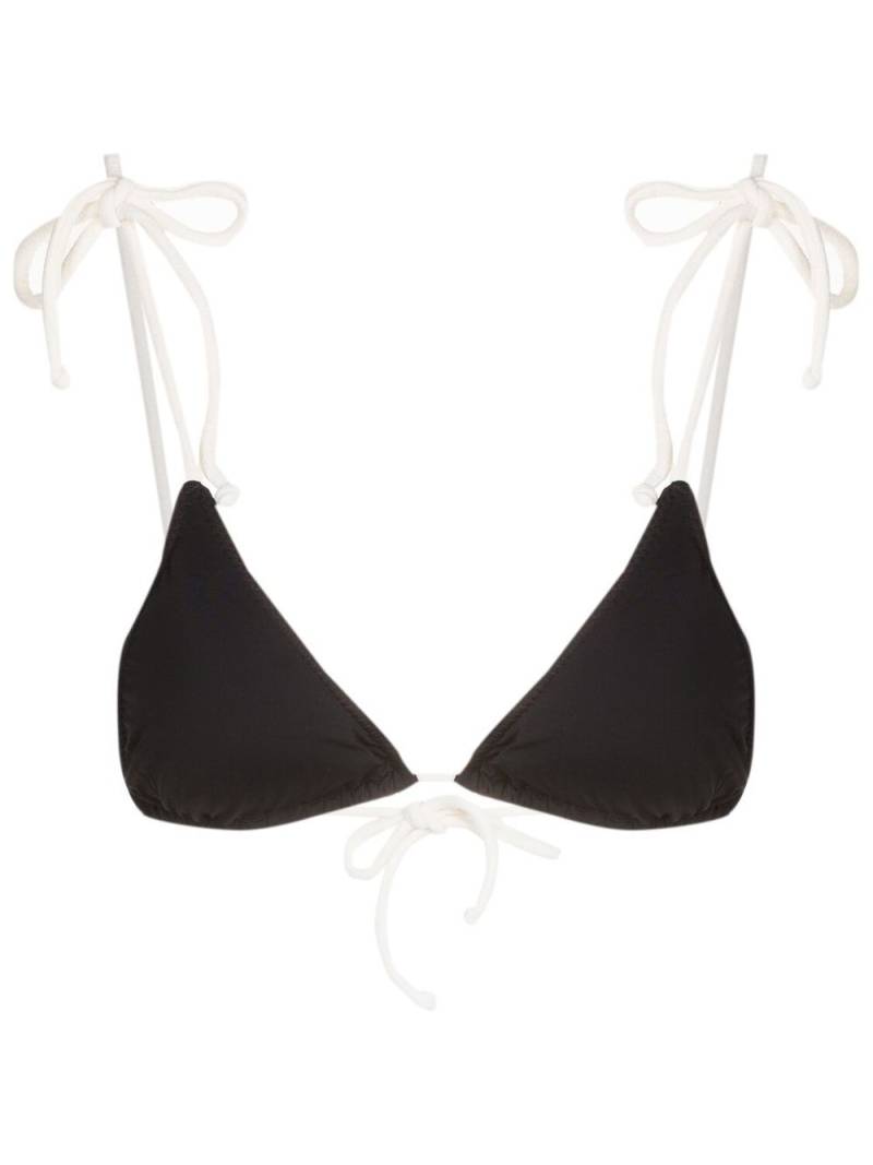 Clube Bossa two-tone bikini top - Black von Clube Bossa