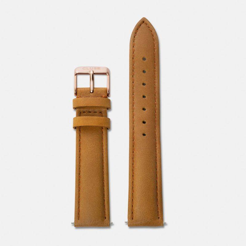 Cluse CLS003 CS1408101002 Strap 18 mm Caramel/Rose Gold von Cluse