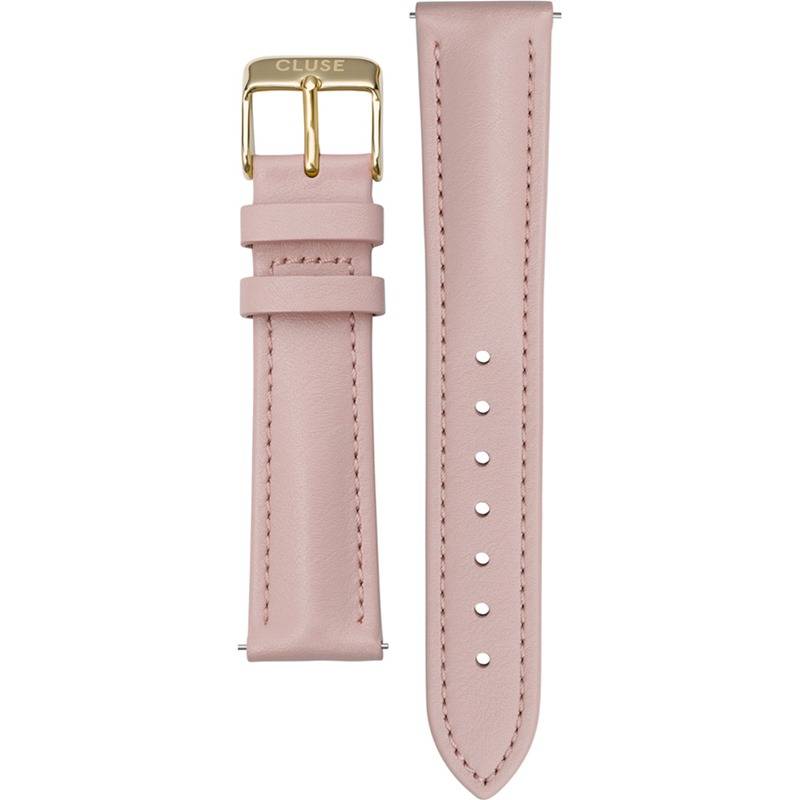 Cluse CS12313 Strap 18 mm Leather Pink, Gold von Cluse