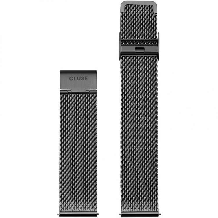 Cluse CS1401101064 Strap 20 mm Mesh, Black/ Black von Cluse