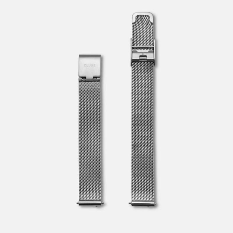 Cluse CS1401101073 Mesh Silver Watch Strap 12 mm von Cluse