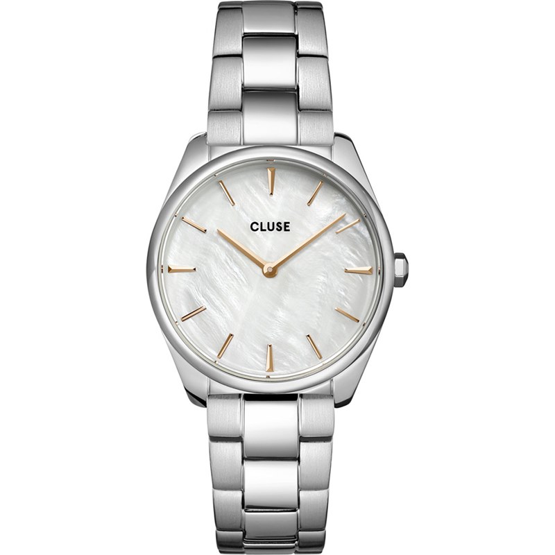 Cluse CW11211 Petite Steel, White Pearl, Silver Colour Cluse CW11211 Petite Steel, White Pearl, Silver Colour von Cluse