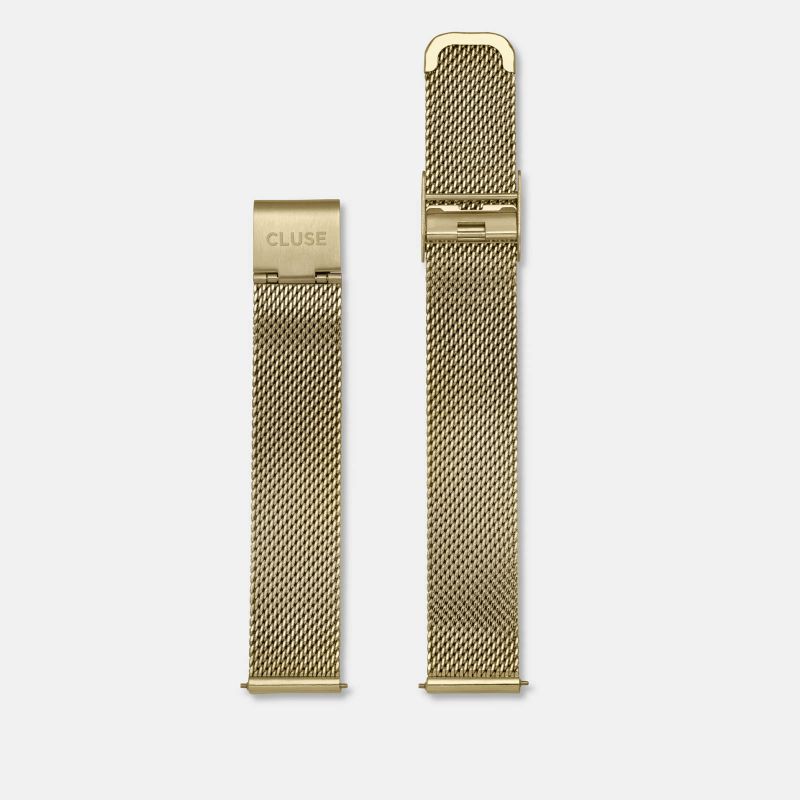 Cluse CS1401101029 Strap 16 mm Mesh, Gold/ Gold von Cluse