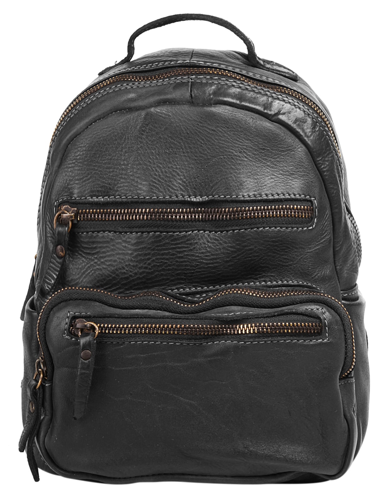 Cluty Cityrucksack, echt Leder, Made in Italy von Cluty