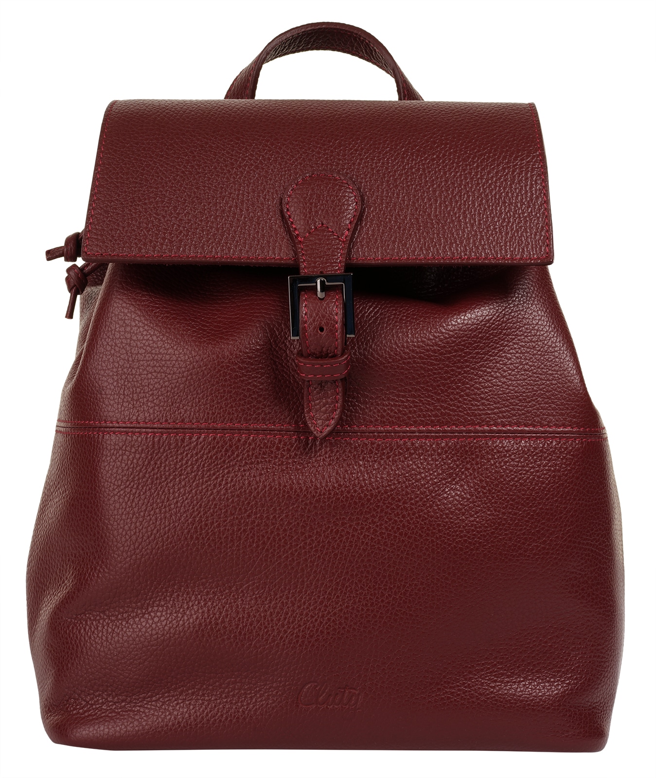 Cluty Cityrucksack, echt Leder, Made in Italy von Cluty