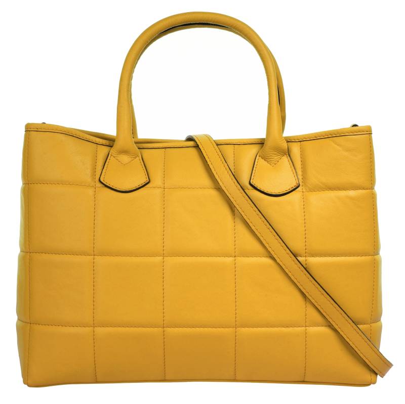 Cluty Henkeltasche, echt Leder, Made in Italy von Cluty