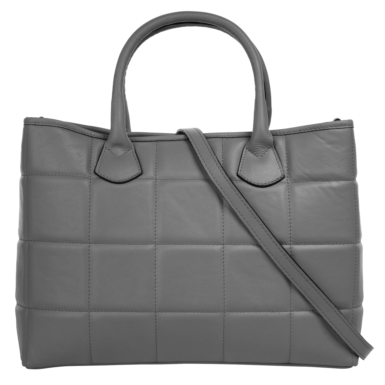 Cluty Henkeltasche, echt Leder, Made in Italy von Cluty