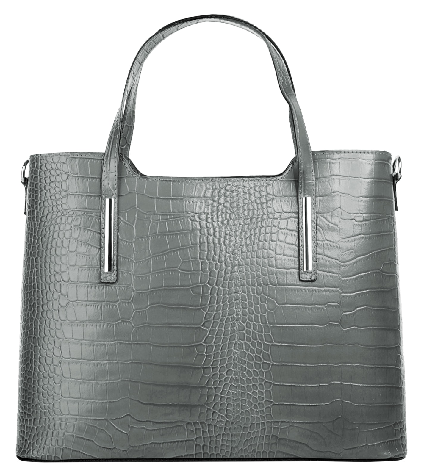 Cluty Henkeltasche, echt Leder, Made in Italy von Cluty