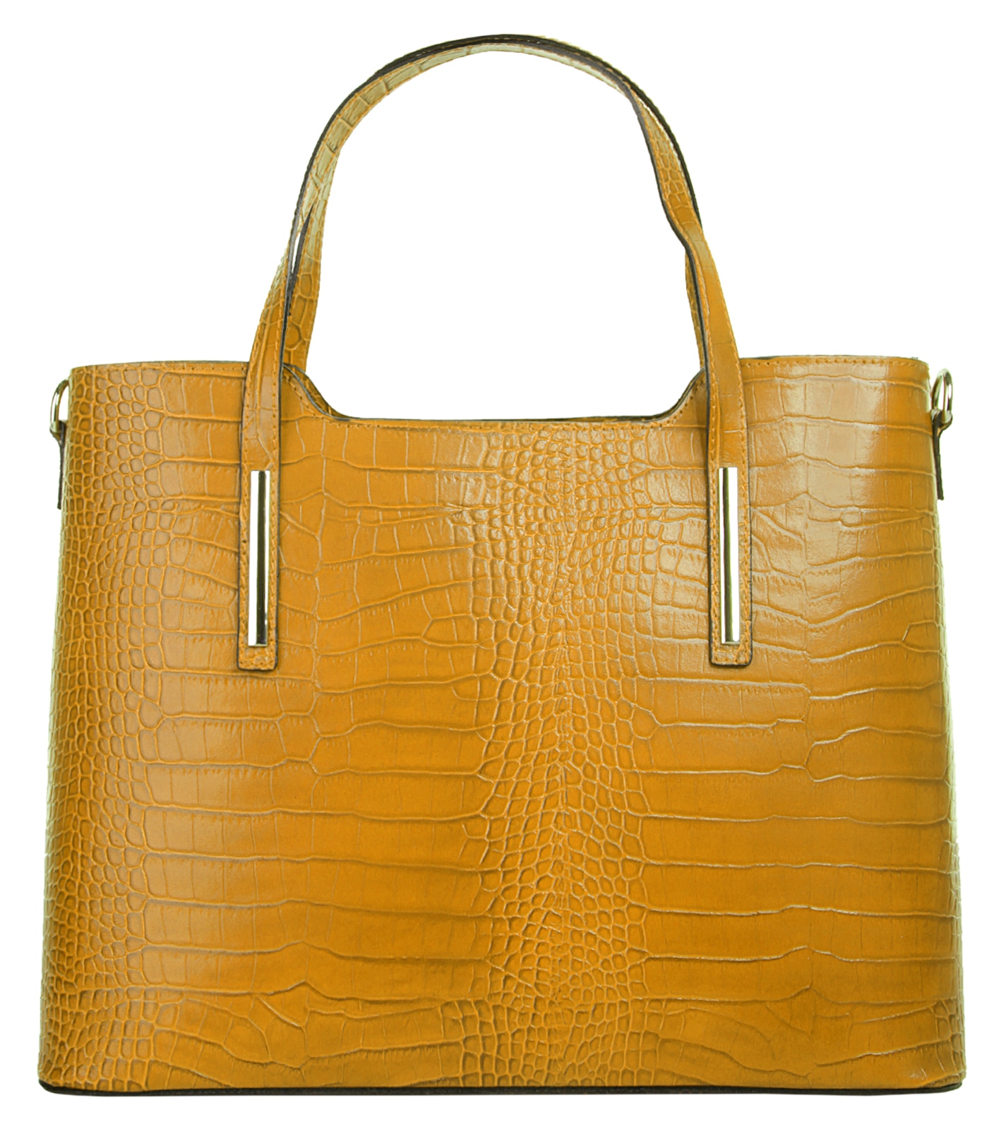 Cluty Henkeltasche, echt Leder, Made in Italy von Cluty