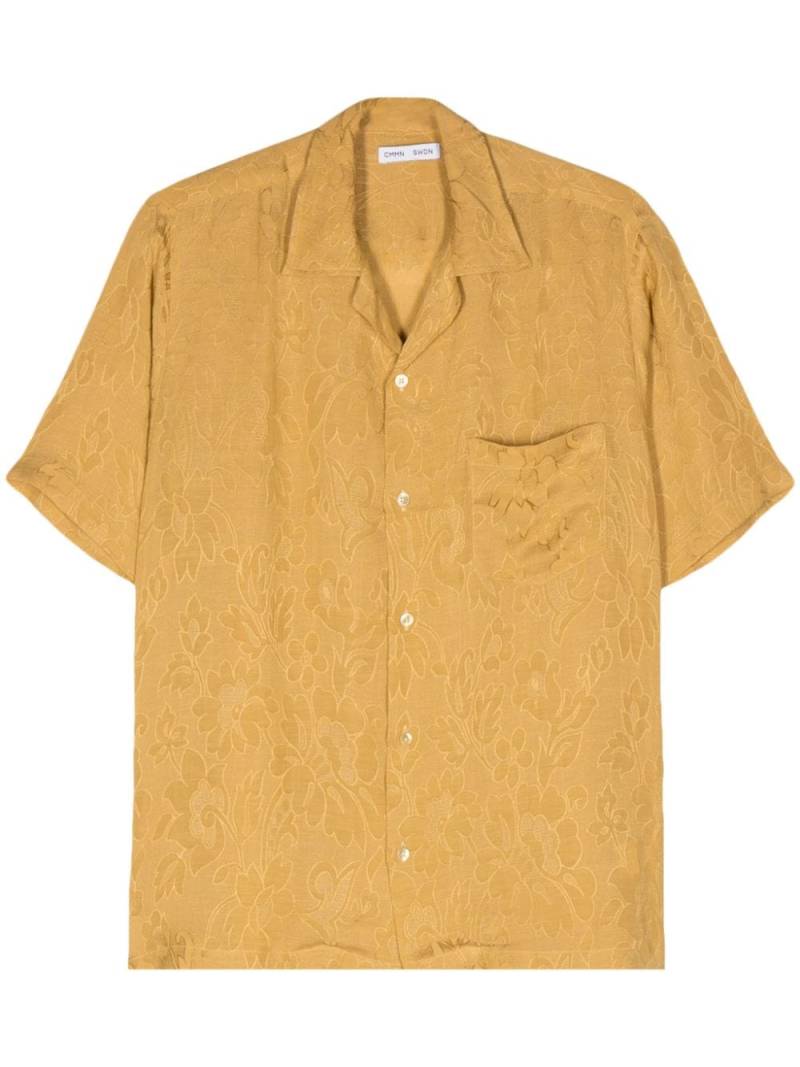 Cmmn Swdn Duncan full jacquard shirt - Gold von Cmmn Swdn