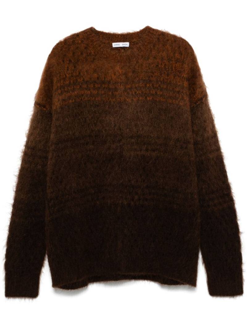 Cmmn Swdn gradient-effect sweater - Brown von Cmmn Swdn