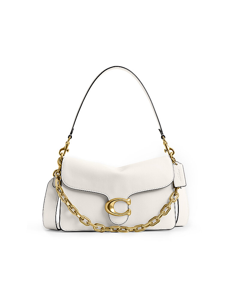 COACH Ledertasche - Schultertasche TABBY creme von Coach