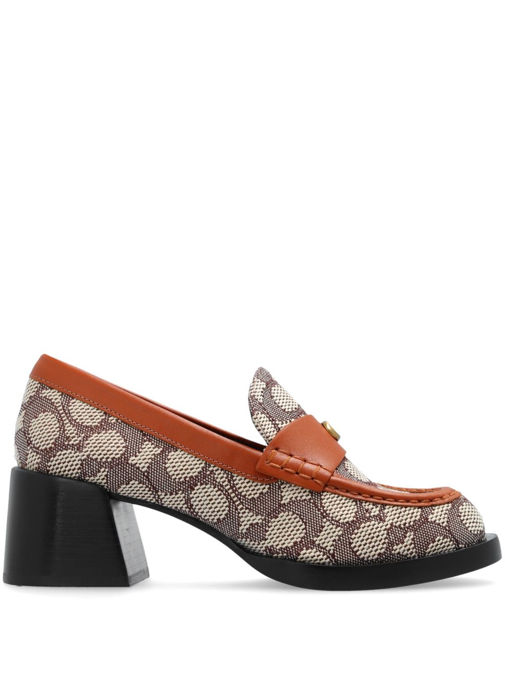 Coach 65mm Natalie heeled loafers - Brown von Coach