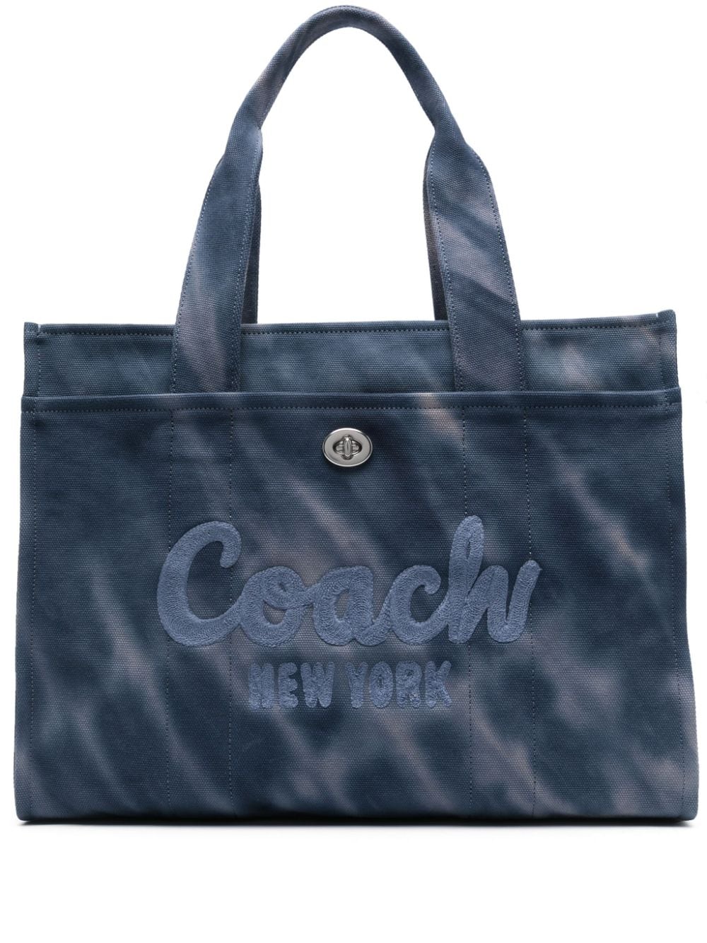 Coach Cargo 40 tie-dye tote bag - Blue von Coach