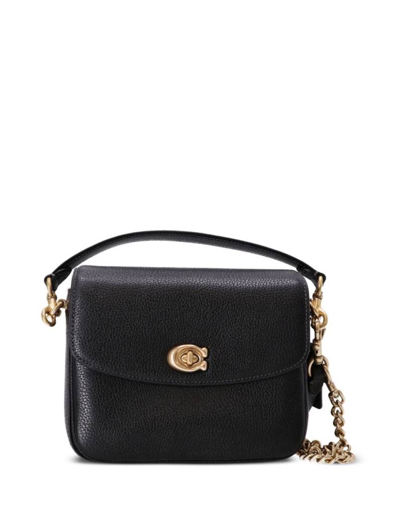 Coach Cassie 19 leather crossbody bag - Black von Coach