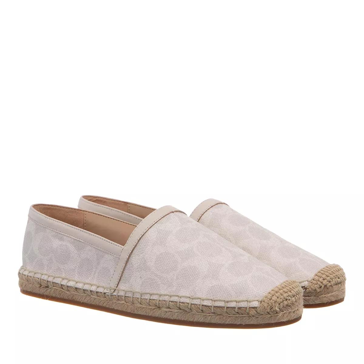 Coach Espadrilles - Collins Coated Canvas Espadrille - Gr. 36 (EU) - in Creme - für Damen von Coach