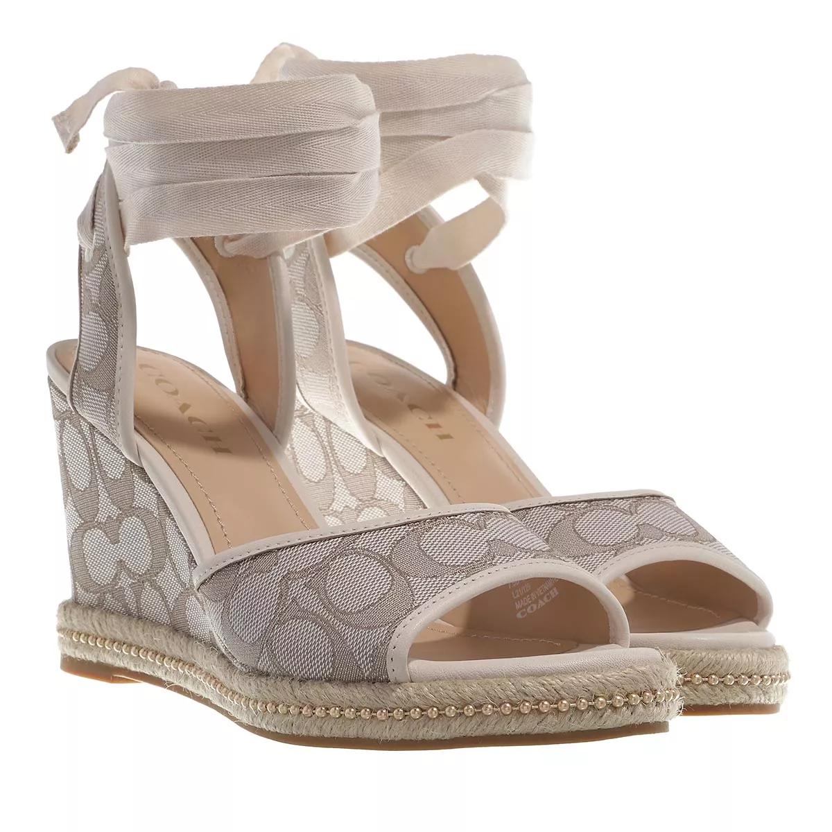 Coach Espadrilles - Page Wedge - Gr. 38 (EU) - in Beige - für Damen von Coach