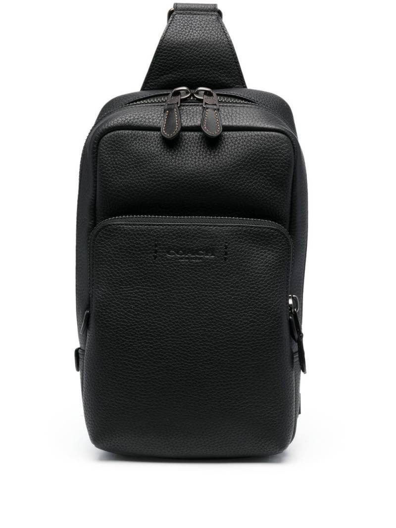 Coach Gotham leather backpack - Black von Coach